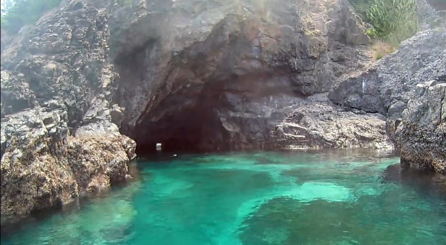 高知の海岸洞窟